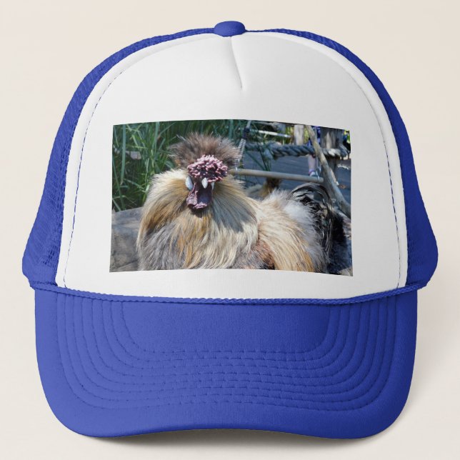 Fluffy Ugly Chicken, Hat Truckerkappe (Vorderseite)