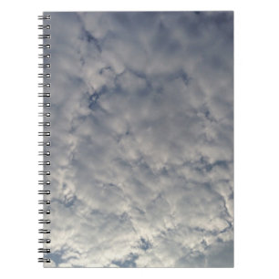 Fluffy White Clouds Notizblock