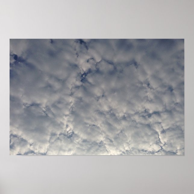 Fluffy White Clouds Poster (Vorne)
