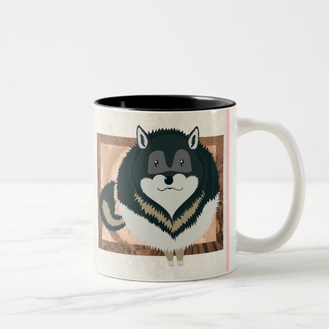 Fluffy Wolf Tasse (Rechts)