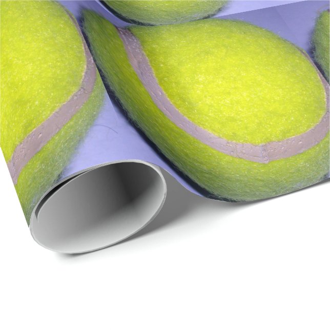 Fluffy Yellow Tennis ball, Geschenkpapier (Rolleneckpunkt)