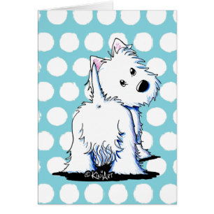 Fluffybutt Westie Cards
