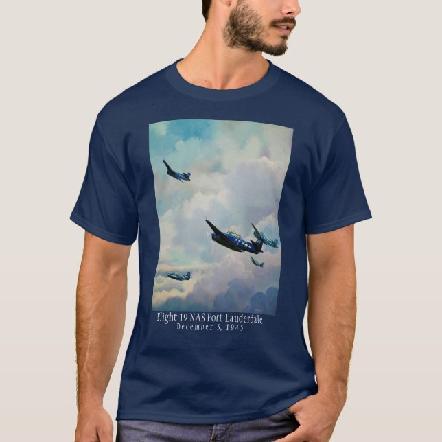 Flug 19 - Das verlorene Geschwader T-Shirt (Vorderseite)