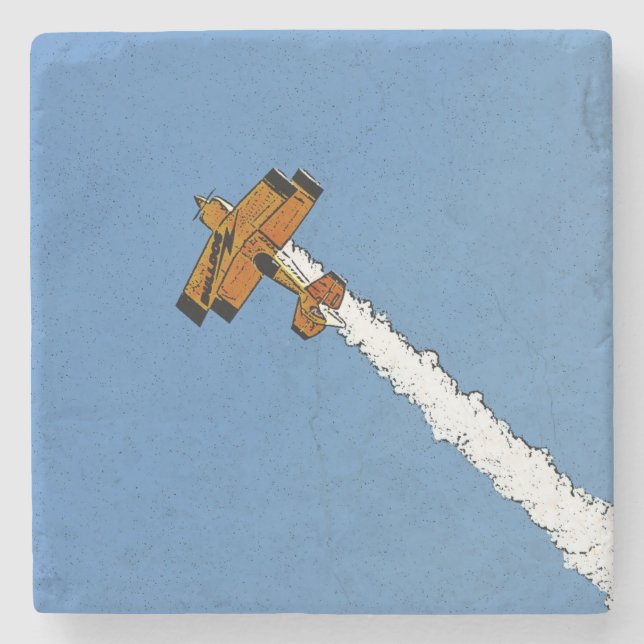 Flug 1 Küste Steinuntersetzer (Vorderseite)