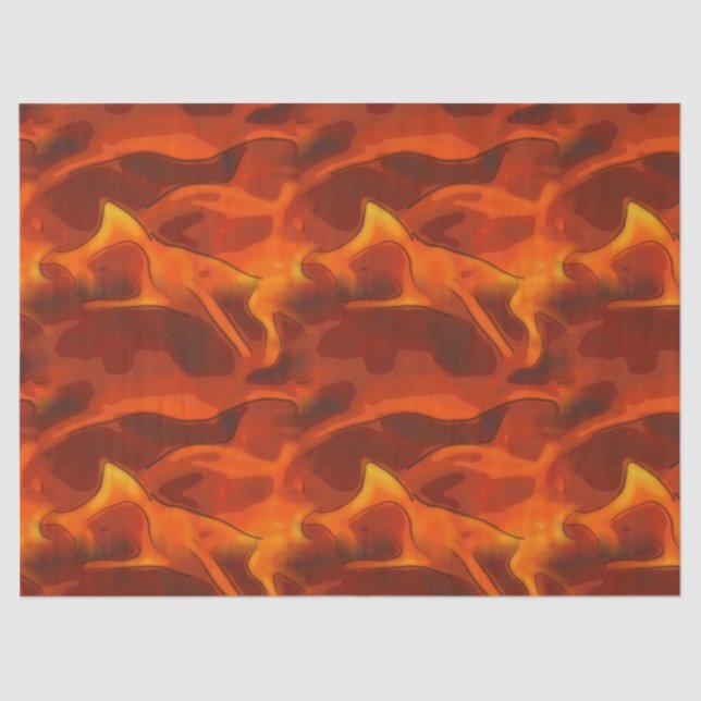 Flug 2 Indianer Seidenpapier (Vorderseite)