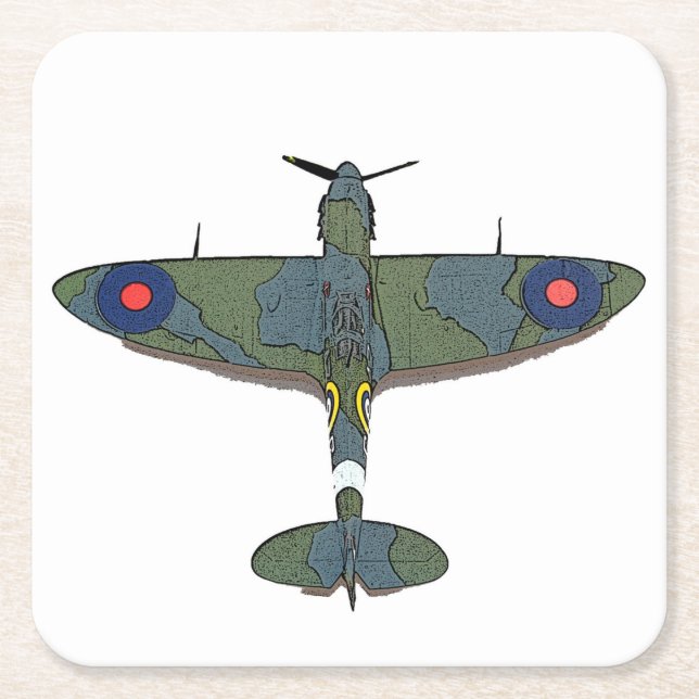 Flug 5 Küstenercnm Rechteckiger Pappuntersetzer (Vorderseite)