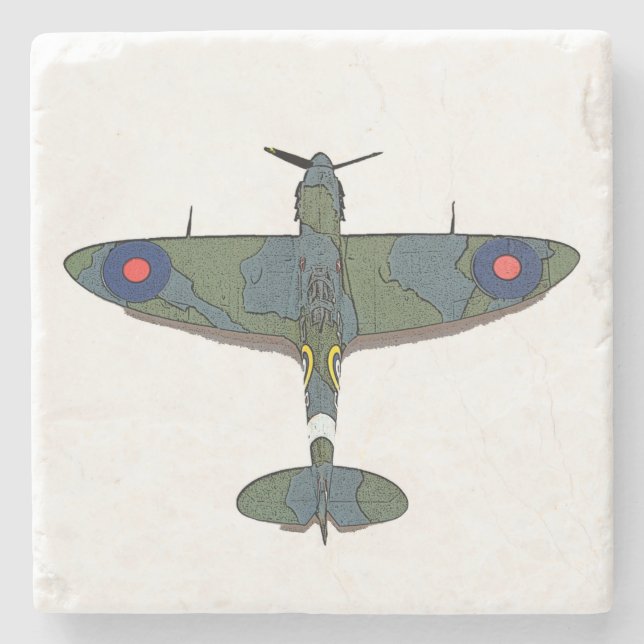 Flug 5 Küstenercnm Steinuntersetzer (Vorderseite)