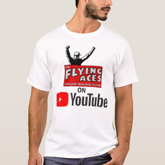 Flug-Asse auf Youtube T-Shirt (Vorderseite)
