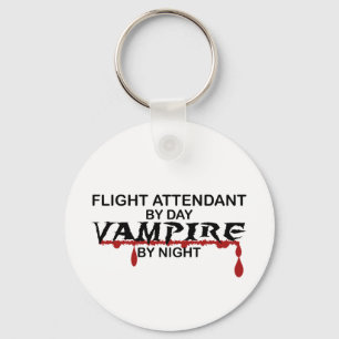 Flug Attendant Vampire - Nacht Schlüsselanhänger