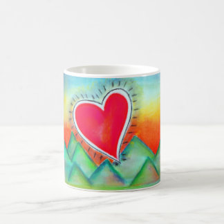 Flug der Herz-Tasse Tasse