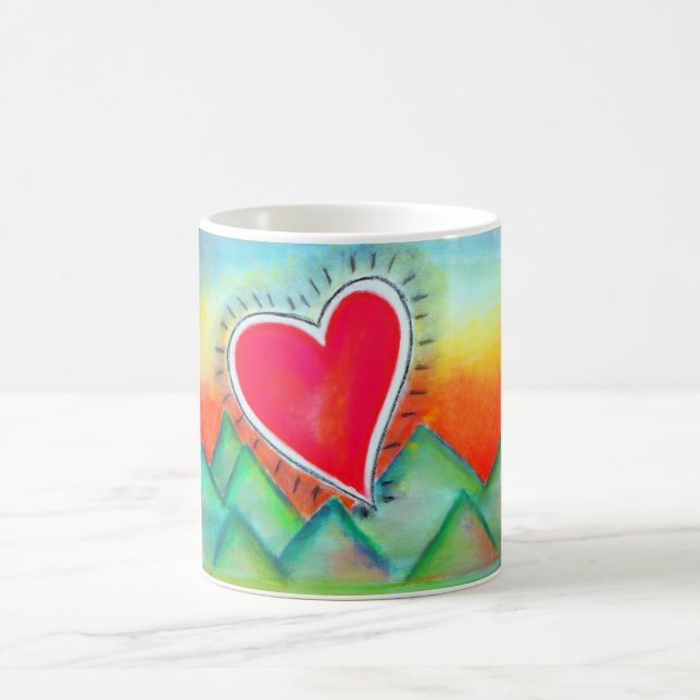 Flug der Herz-Tasse Tasse (Mittel)