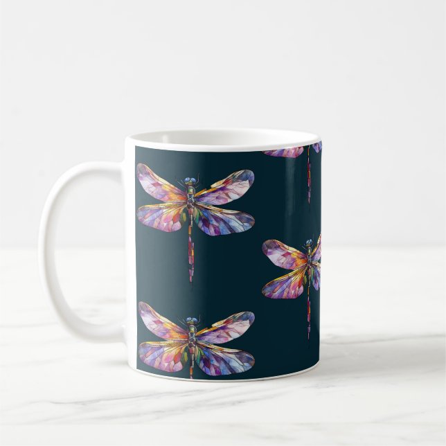 Flug der Libellen v.2 Kaffeetasse (Links)