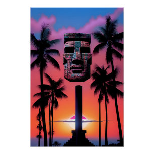 Flug der Tiki Poster