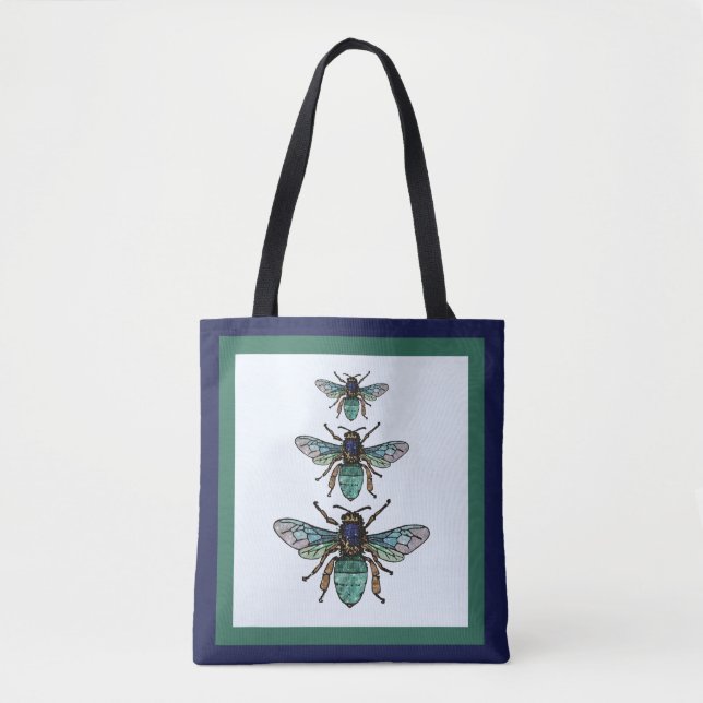 Flug des Glitzer Bienen-Totensack (Vorderseite)