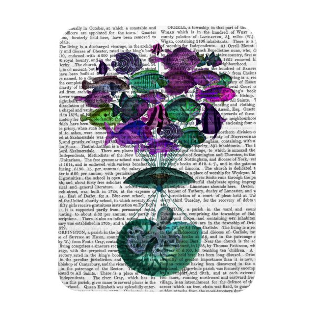 Flug des Heißluftballons Magnet (Vertikal)