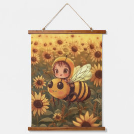 Flug des Hummelfahrers Wandteppich Mit Holzrahmen