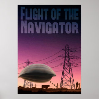 Flug des Navigators Poster