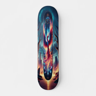 "Flug des Phönix: Verzaubertes Twilight Skateboard