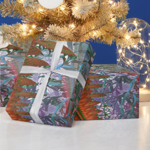 Flug durch das Dschungelwackelpapier Geschenkpapier