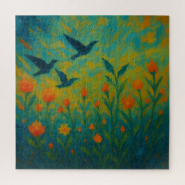 Flug durch die Farbe Puzzle