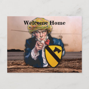 "Flug-Höhle 1. Kavallerieabteilung" Postkarte