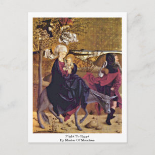 Flug nach Ägypten durch den Kapitän von Mondsee Postkarte