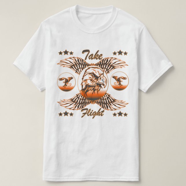 Flug nehmen (alternativ) T-Shirt (Design vorne)