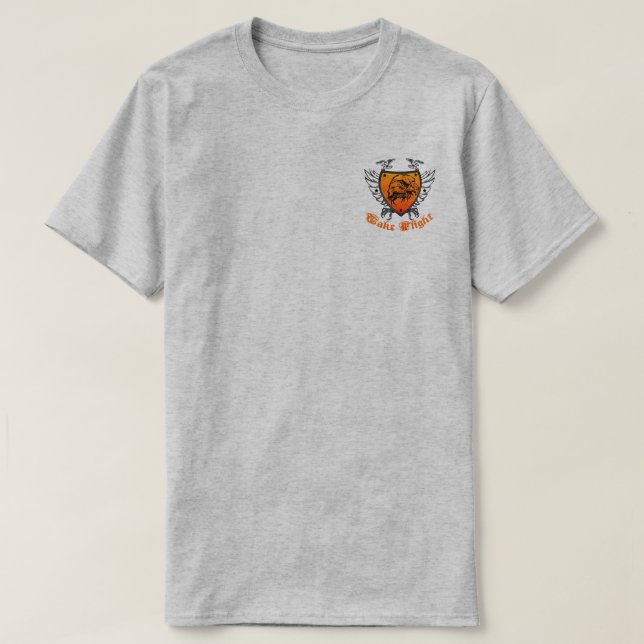 Flug nehmen T-Shirt (Design vorne)