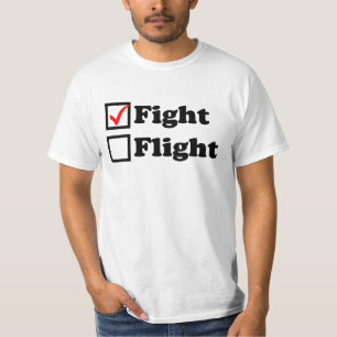 Flug-oder Flugcheckbox-T - Shirt