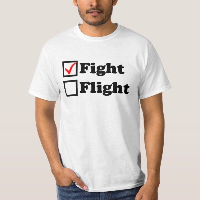 Flug-oder Flugcheckbox-T - Shirt (Vorderseite)