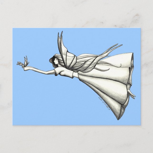 Flug Postkarte (Vorderseite)