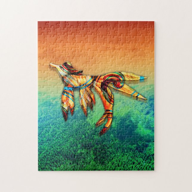 Flug Puzzle (Vertikal)