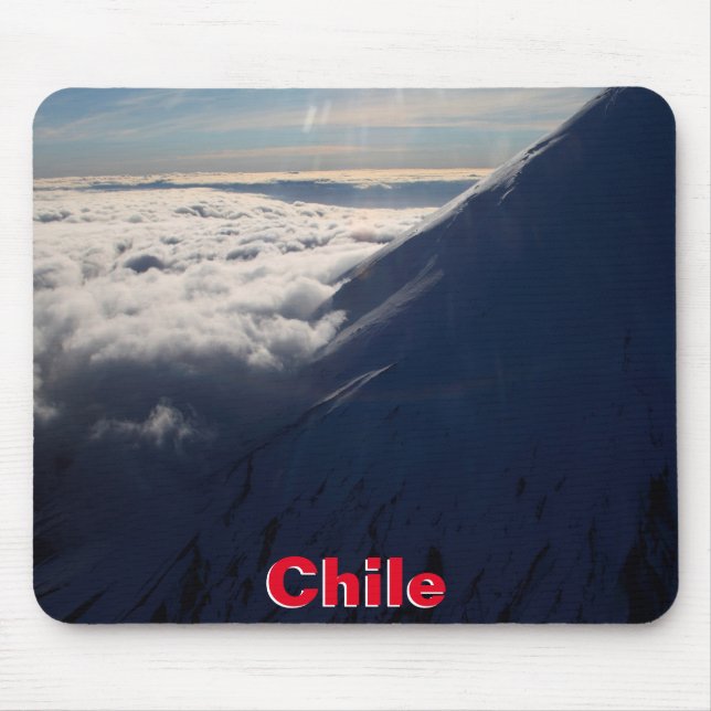 Flug über den Osorno-Vulkan, Chile Mousepad (Vorne)