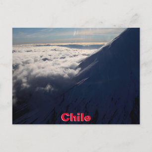 Flug über den Osorno-Vulkan, Chile Postkarte