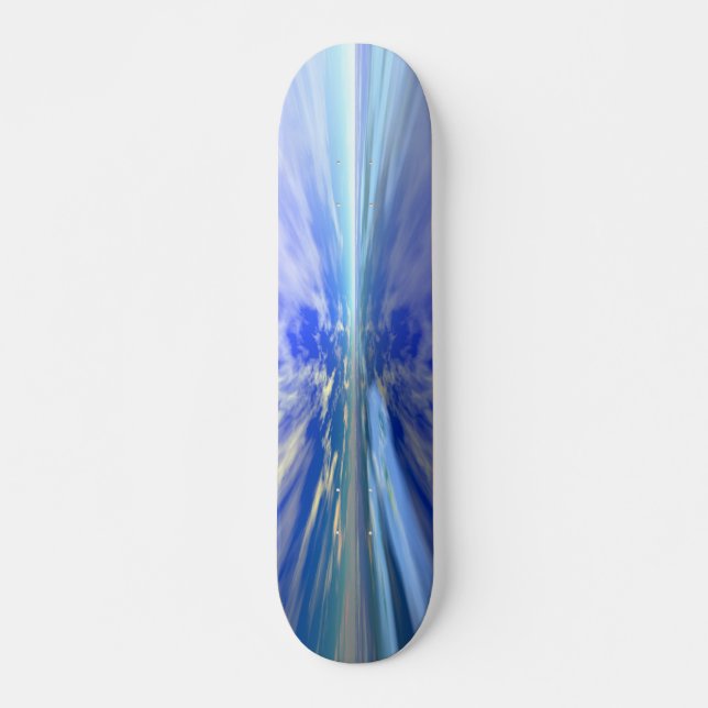 Flug über Wasser - Retro Skateboard (Vorne)