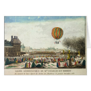 Flug von Jacques Charles und von Nicholas Robert