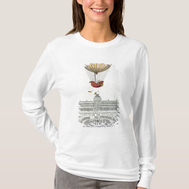 Flug von Jacques Charles und von Nicholas Robert T-Shirt (Vorderseite)