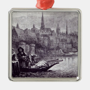 Flug von König James Ornament Aus Metall