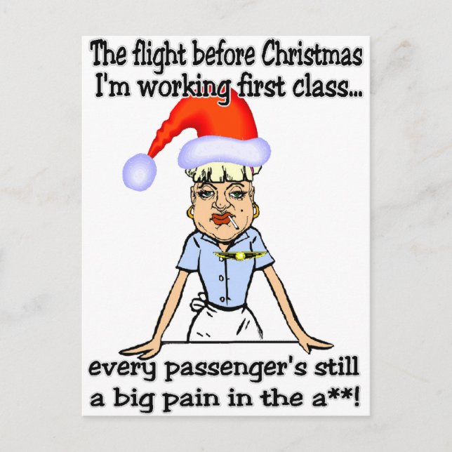 Flug vor Weihnachten (Vorderseite)