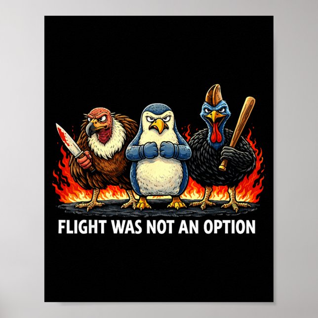 Flug war keine Option  Poster (Vorne)