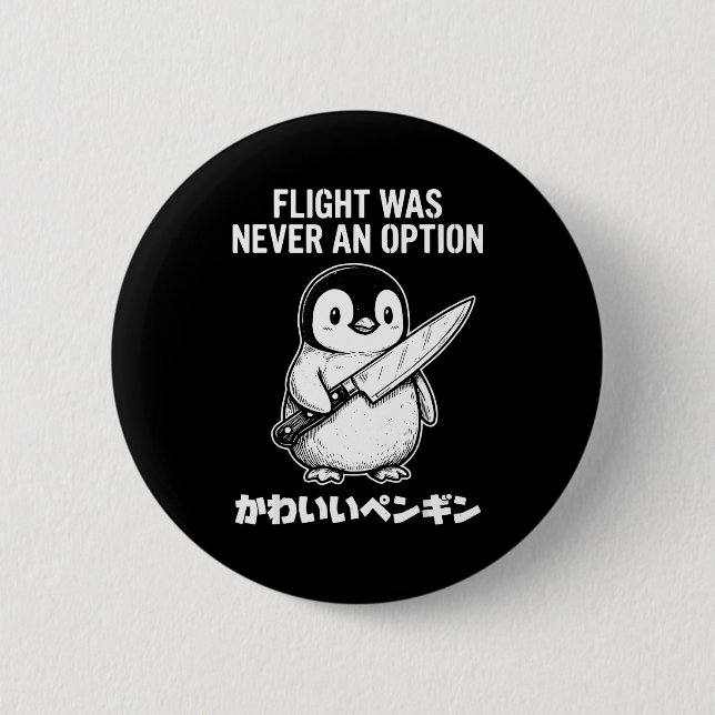 Flug war nie eine Option  Button (Vorderseite)