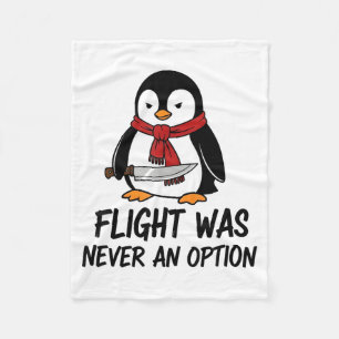 Flug war nie eine Option Sarkastischer witziger Pi Fleecedecke