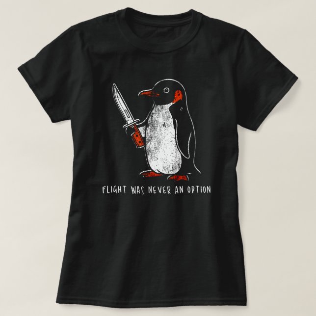 FLUG WAR NIE EINE OPTION T-Shirt (Design vorne)
