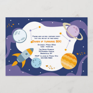 Flug zur Raum-Einladung Einladung