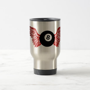 Flugachtball Reisebecher