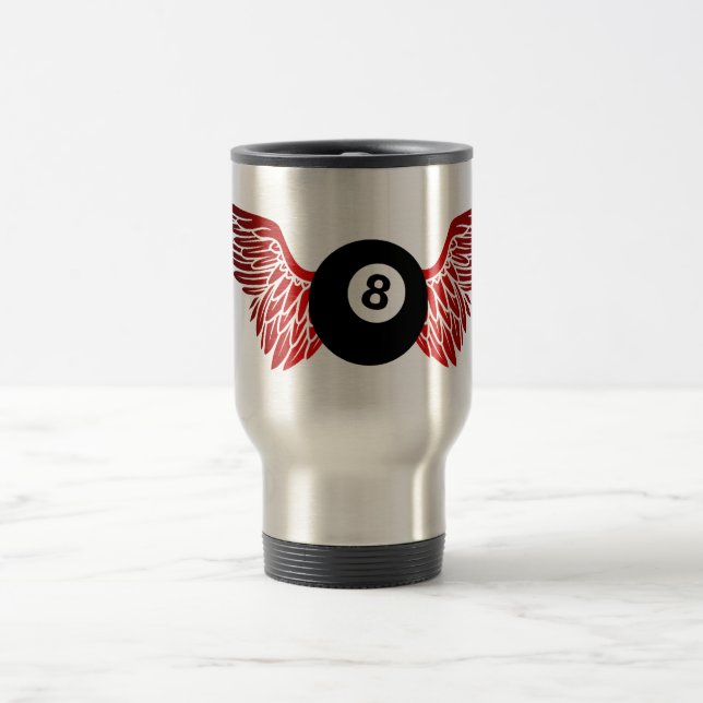 Flugachtball Reisebecher (Mittel)