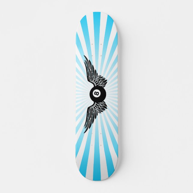 Flugachtball Skateboard (Vorne)