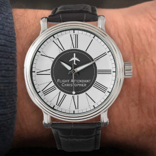 Flugbegleiter Crew Armbanduhr