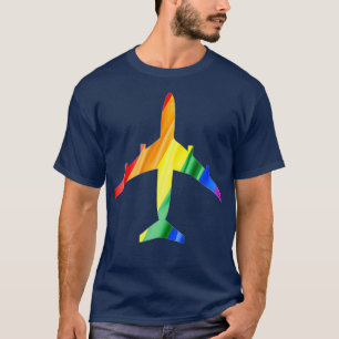 Flugbegleiter für den Rainbow Gay Flag T-Shirt