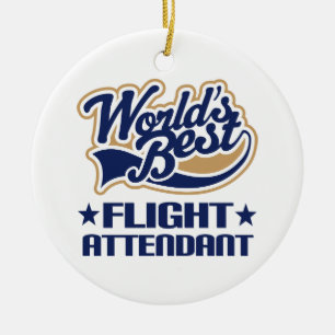 Flugbegleiter-Geschenk-Verzierung Keramikornament